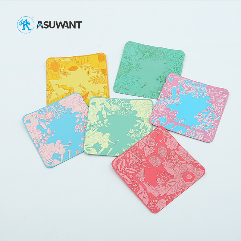 Smell Proof VMPET Aluminum Foil Side Gusset Bag With Tear Notch