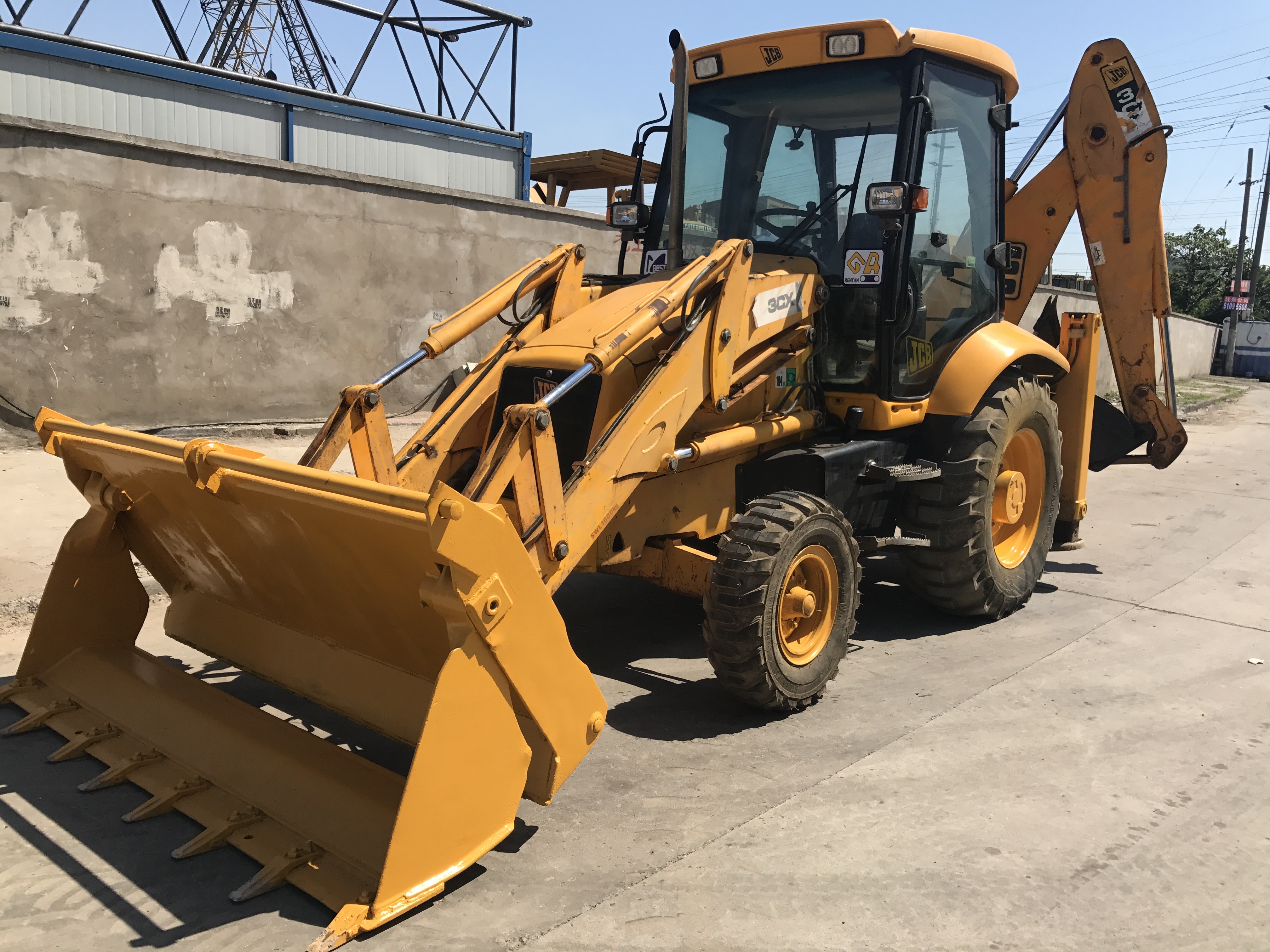 Used JCB 3CX Backhoe Loader With Four In One Bucket/Used JCB 3CX Backhoe Loader Hot Sale