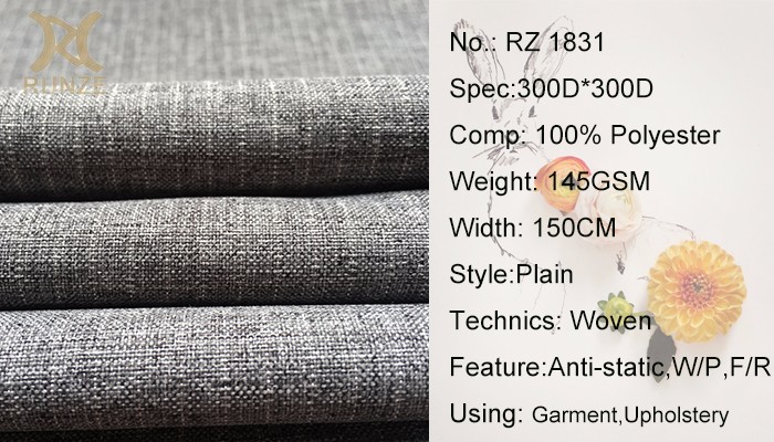 Breathable Plain Dyed 5MM Stripe Fabric for Pajamas Imitation Cotton/Linen Home Textile