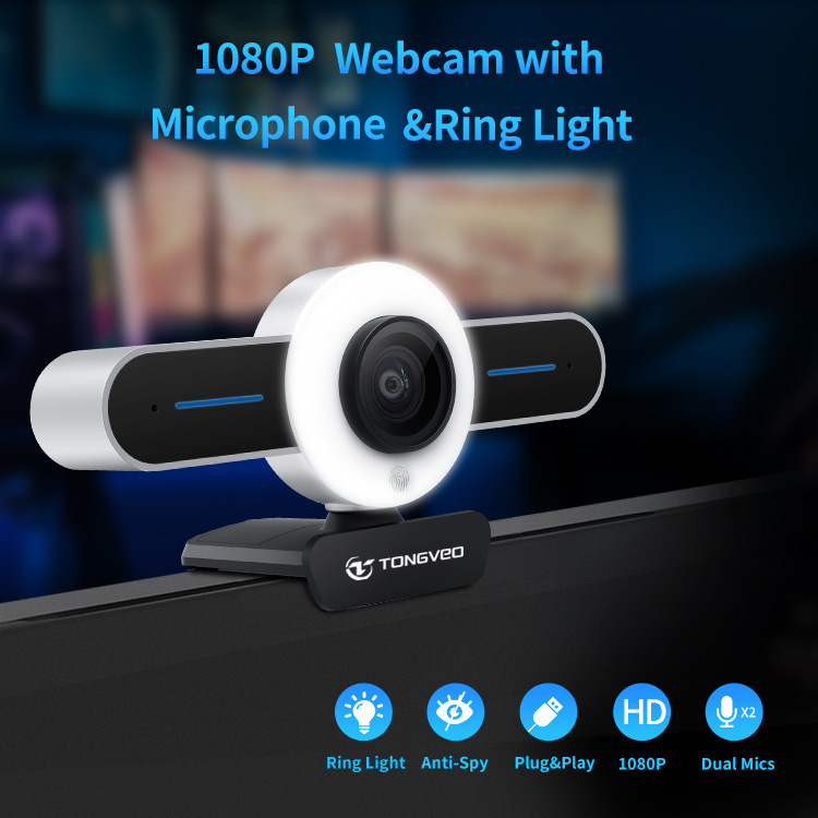 Live Streaming Webcam Light Correction & Autofocus Web Camera