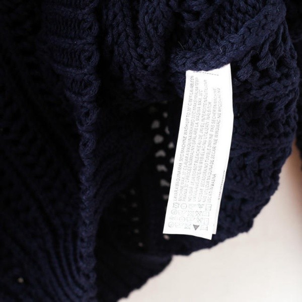 Crochet,Sweater Three Quarter Sleeve Hollow out Casual Crochet Knitted Sweater Women Jumper Pullovers