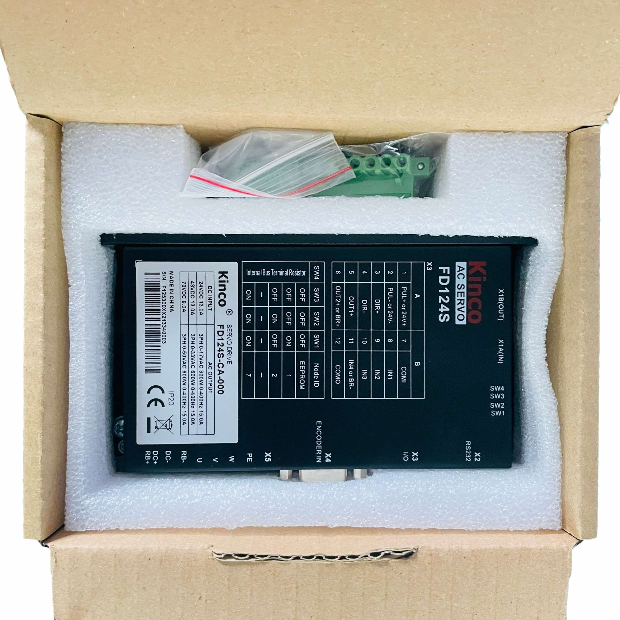 DC48V Servo Motor Driver 300g bLDC servo driver For Automated Guided Vehicle