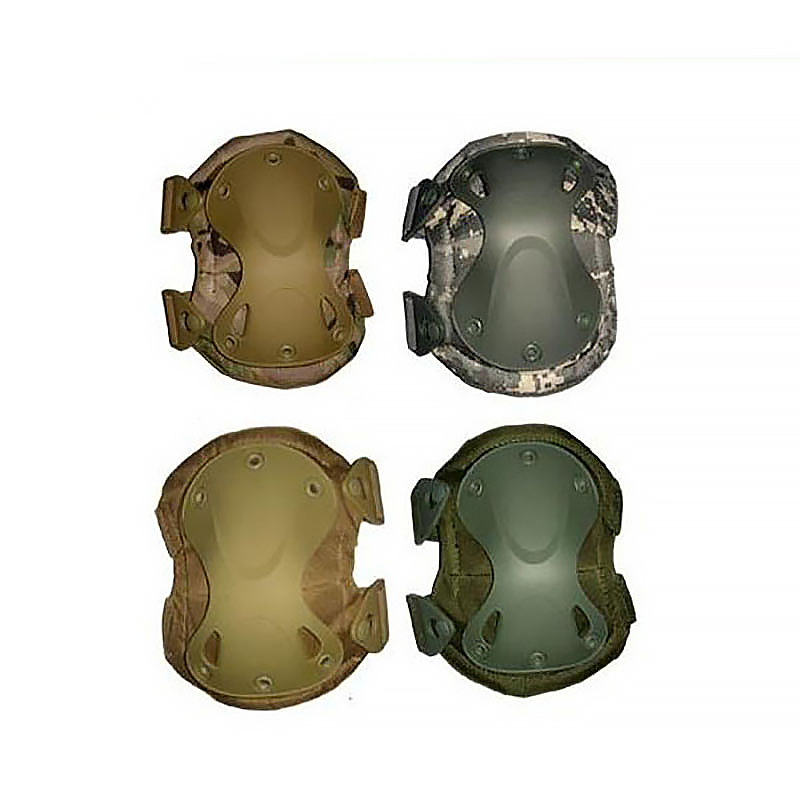 Comfortable Hard Shell Black Knee and Elbow Pads for One Size Fits All Protection Gear