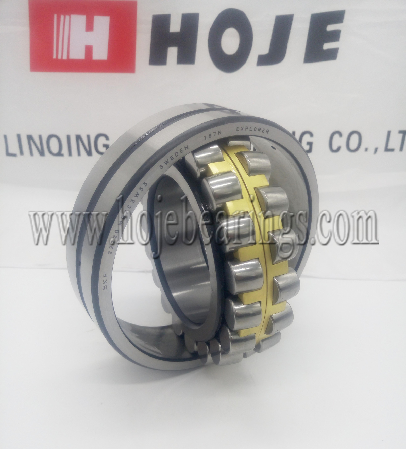 30*62*20mm Double Row Cylindrical Spherical Roller Bearing 22206 E MB