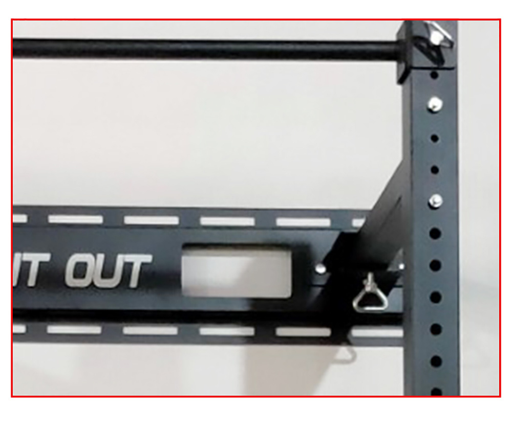 Commercial Gym Fitness Equipment and Home Strength Machine Wall Mounted Squat Rack