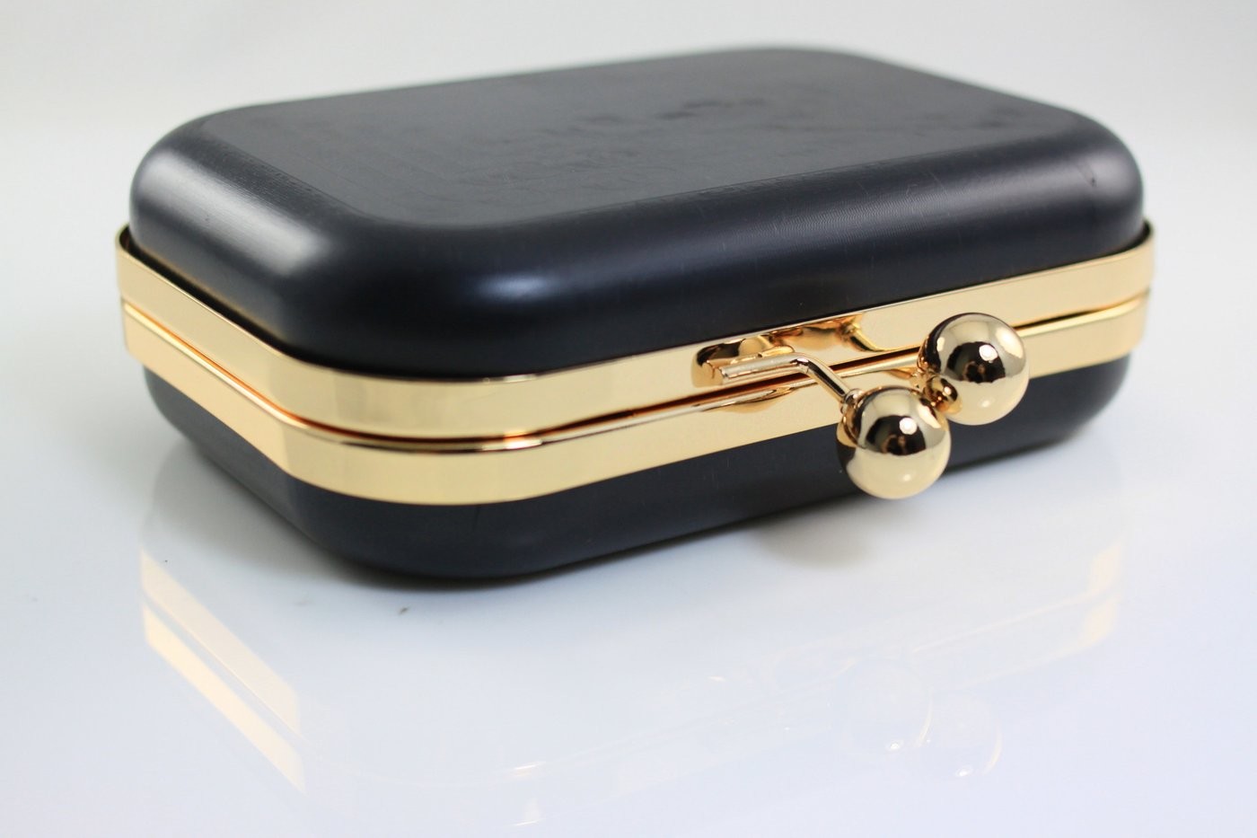 Eco Friendly Square Gold Ball Clasp Purse Frame 225g