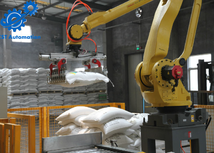 Carbon Steel Industrial Robotic Arm For Palletizing Logistic Package