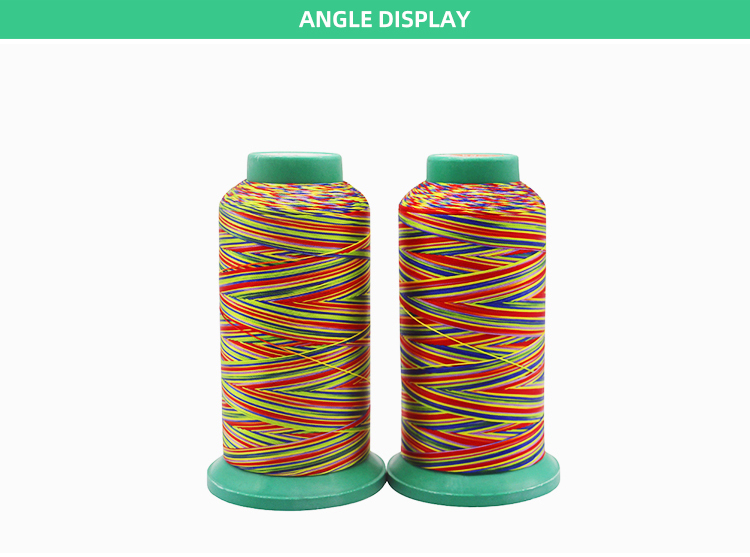 Shoes High Tenacity Rainbow Color Polyester Cotton Embroidery Nylon Sewing Thread OEM ODM