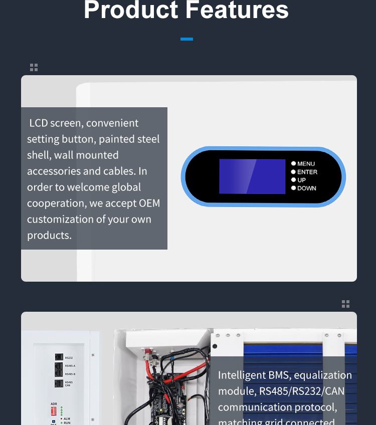 200ah 100ah High Voltage Lifepo4 Battery 5kw 10kw 48V Lto Solar Battery