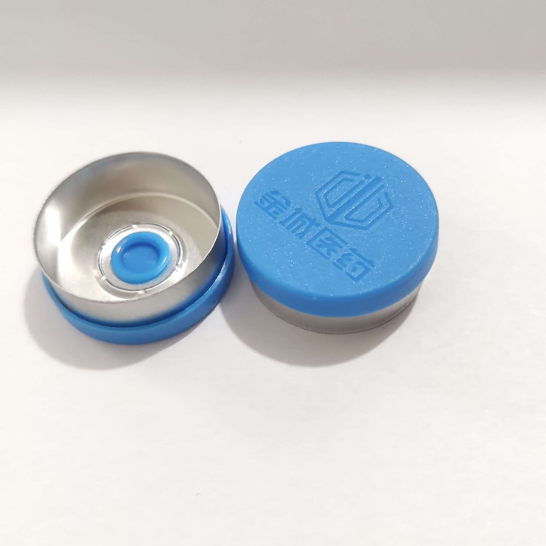 20mm Aluminium Plastic Flip Off Tear Off Cap For Glass Bottle
