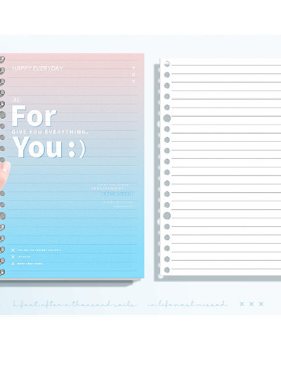 Elegant Notebook Hardcover Book Printing with Customized Page Count