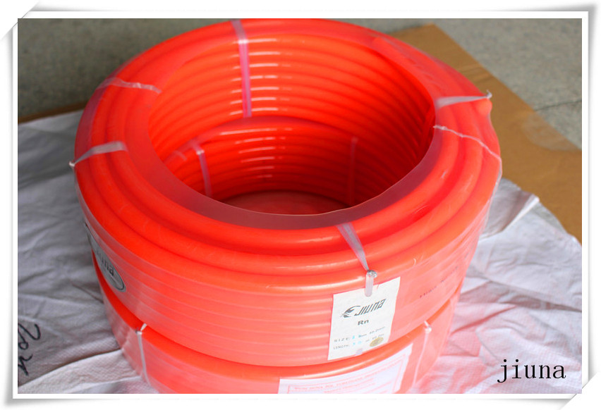 6mm Diameter green rough round cord polyurethane round belt for transmission