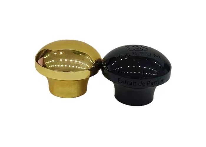 Glossy Customized Logo Perfume Bottle Caps Aluminum Perfume Lid