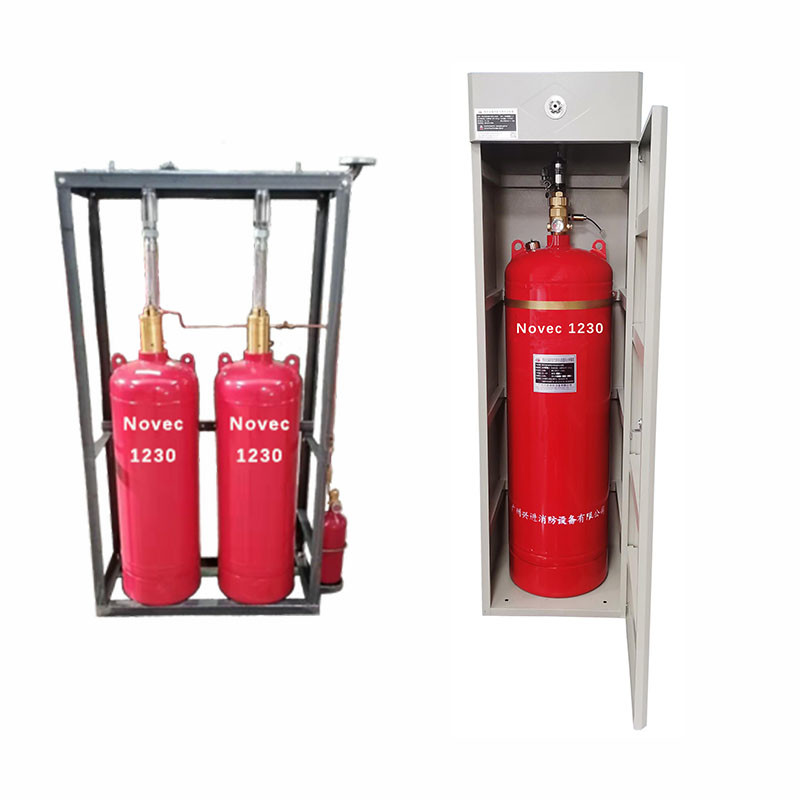 Indoor Red NOVEC 1230 Fire Suppression System For Ambient Temperature 0-50C 1 4 0 0 1 Certifications