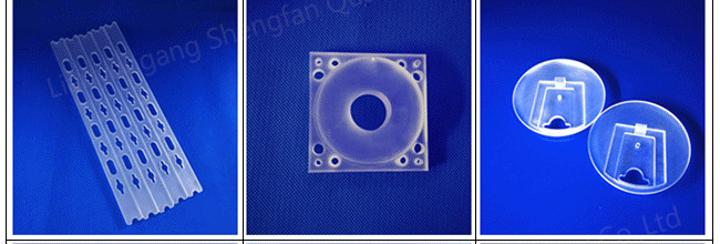 Strong Hardness High Melting Temperatures Optical Fused Quartz Glass Stable Physical And Chemical Properties