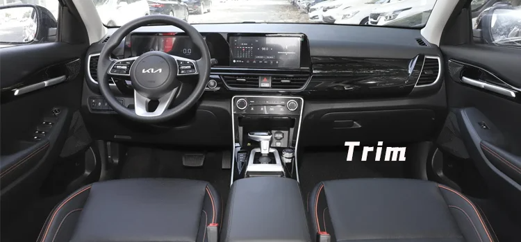 2023 Kia Seltos 5 Seats SUV Gold Fuel Vehicle 1.4T 140hp L4 DCT Luxury Roof Rack