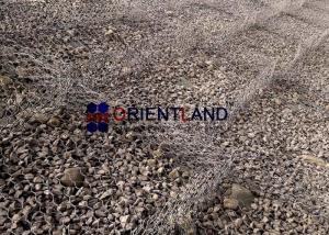 China Soil Retention Gabion Wire Baskets Cages Slope Stabilization Hexagonal Mesh on sale