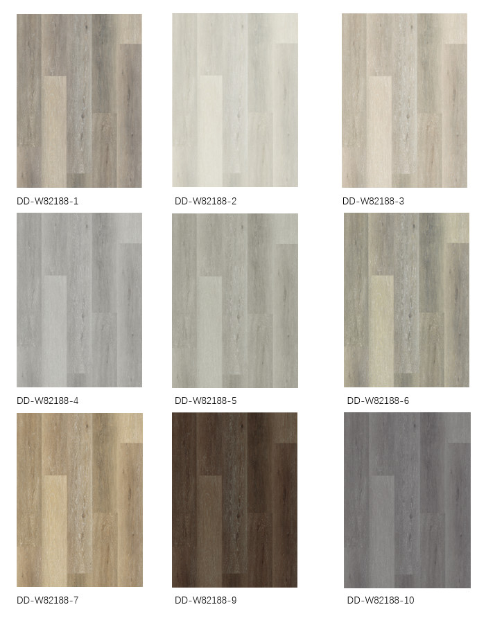 Stone Plastic Composite 5mm SPC Vinyl Flooring 7''X48'' GKBM DD-W82188