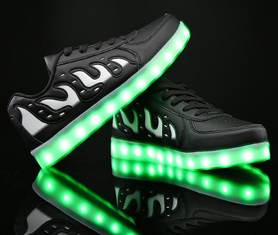 Led Rainbow Light Shoes,rainbow glowing led Shoes