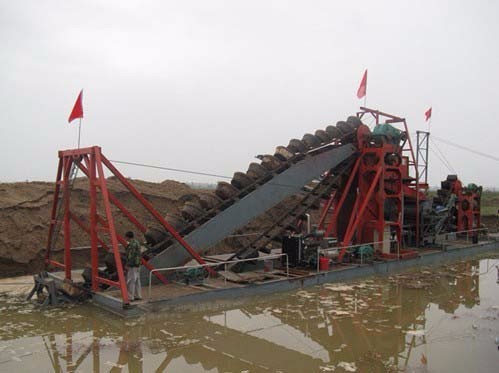 200m3/Hour Sand Bucket Chain Dredger Gold Dredger Diamond Dredger