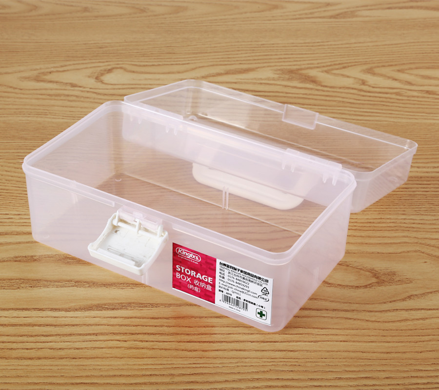 Family Pack Small Medical Care Plastic Medication Storage Box