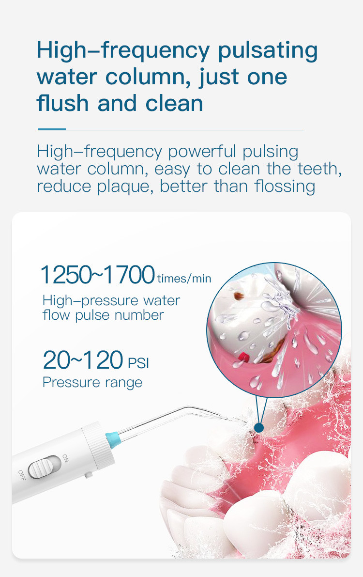 10+ Working Mode Oral Hygiene Water Flosser For Teeth Whitening