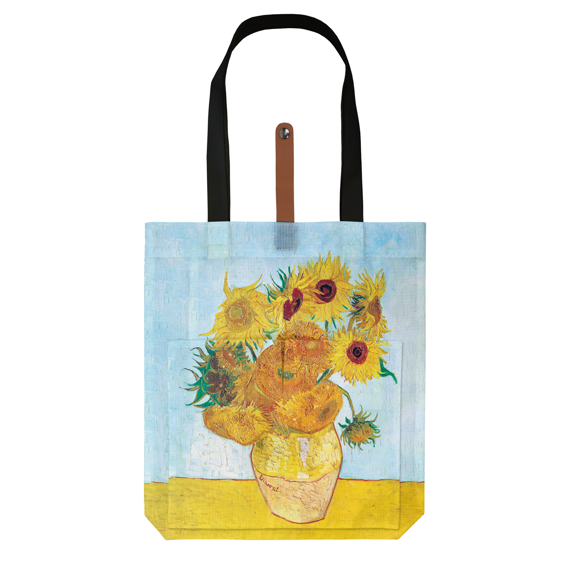 Customize Polyester Foldable Oil Painting Tote Bags Reusable Shopping Bag For Groceries Shoulder Bags