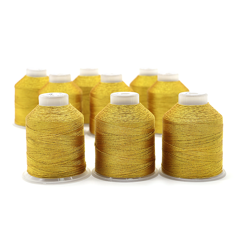 100% Polyester M Type Metallic Thread for MERCERIZED High Tensile Strength Embroidery