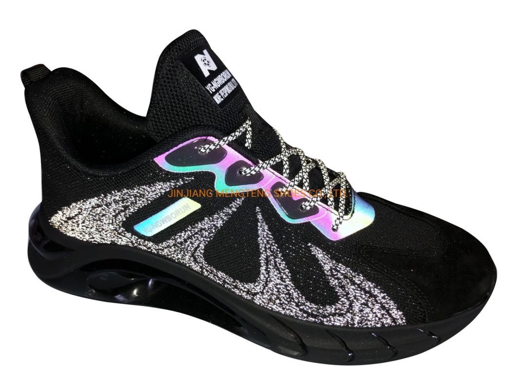 New Style Reflective Fashion Outdoor Walking Sneaker Shoes 2021 Factory Performance High Quality Men Casual Running Sports Shoes