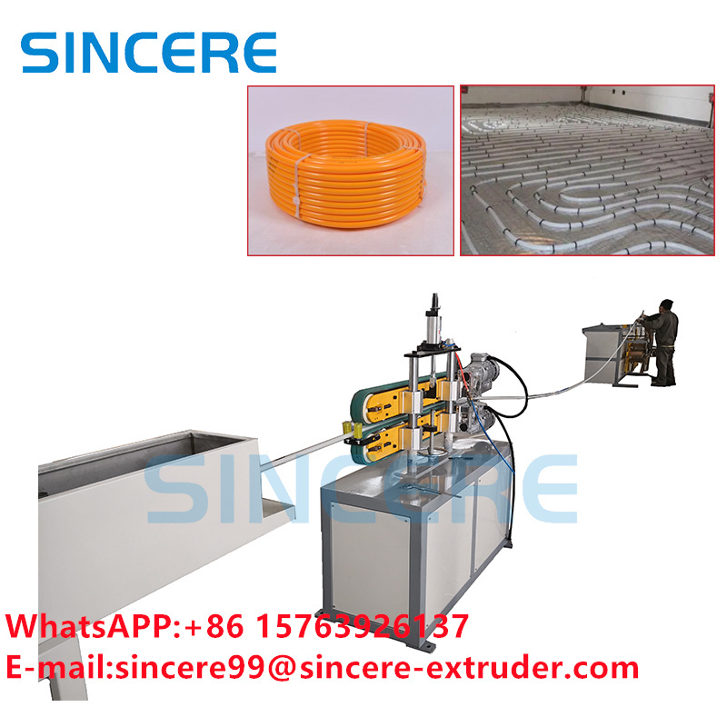 PB PEX PERT Plastic Pipe Extrusion Line For Corrugated Tube Manufacturing