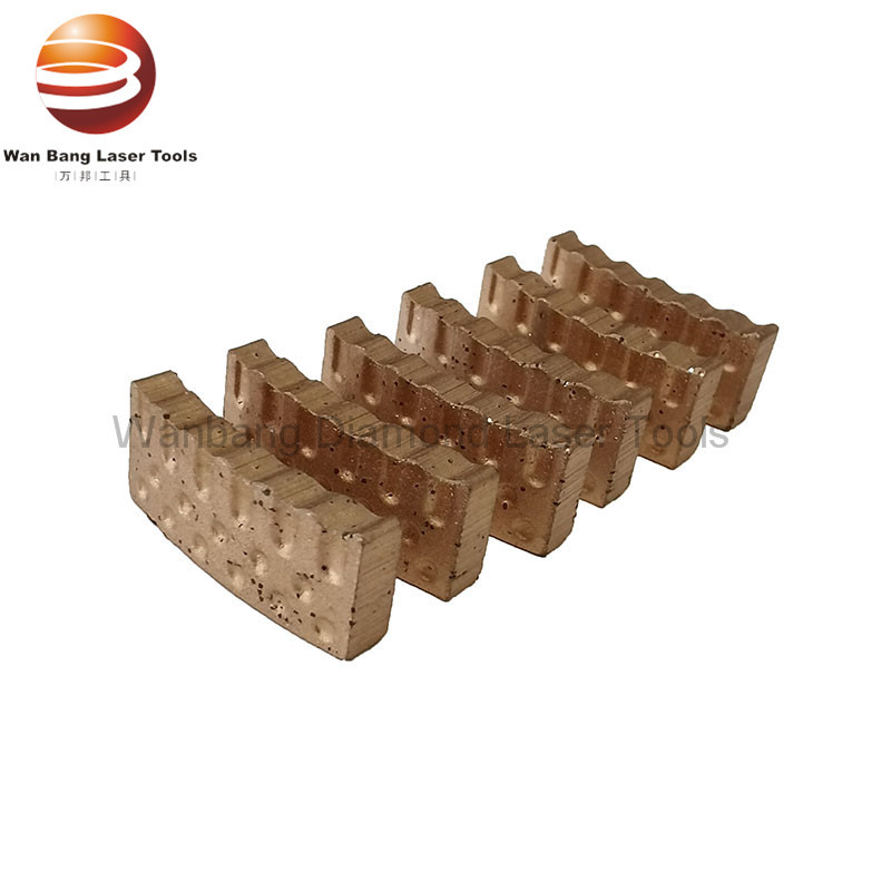 Silver Brazing Retipping Diamond Segment For Core Drill Bit