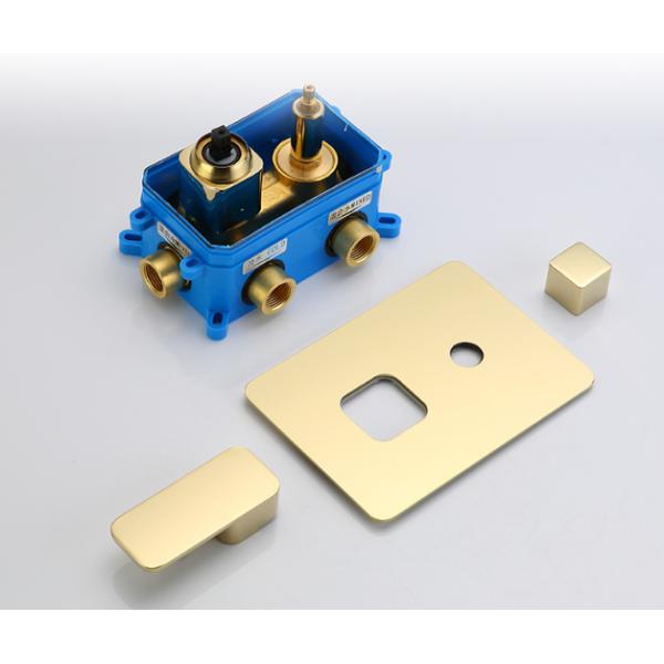 Brushed Gold Black Silver Embedded OEM Concealed Basin Mixer