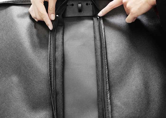 Oxford Non Woven Garment Storage Bag Mens Suit Carrier For Travel Packaging