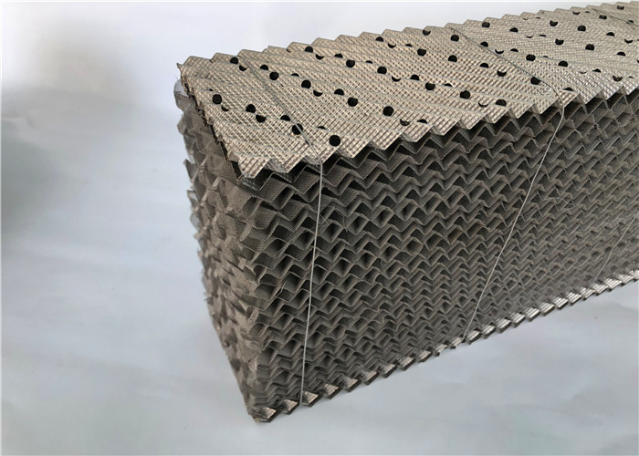 Metal Structure Packing In Distillation Column For Stainless Steel 304 / 316 Tower