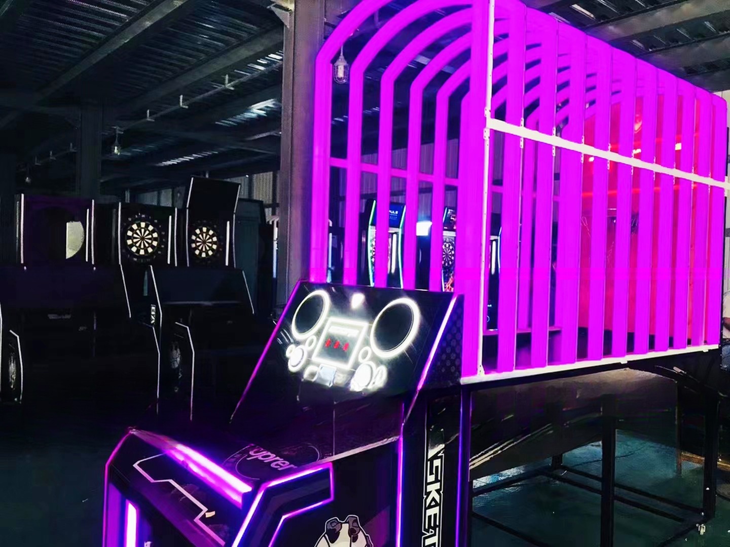 Dreamland Exclusive Luxury Coin Operated Street Basketball Games Slam King Basketball Arcade Game Machine