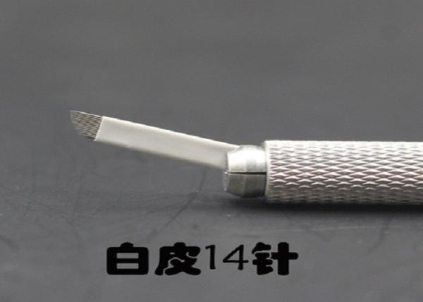Stainless steel Mini Eyeliner Permanent Makeup Tattoo Machine Needle White