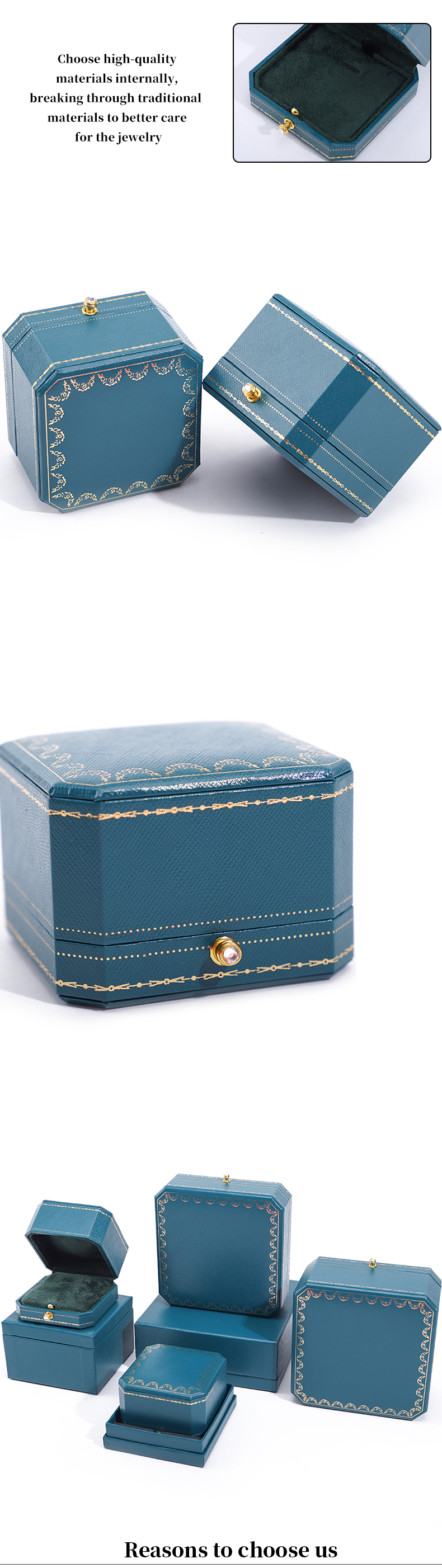 Customized Color Paper Velvet Jewelry Packaging Box For Bracelet Earrings Necklace Ring