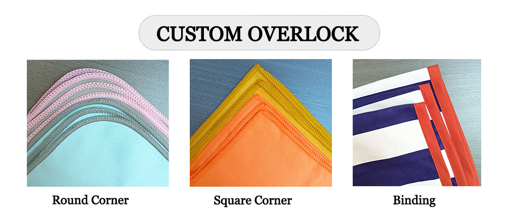 Custom Recycled Quick Dry Microfiber Suede Towel For Summer