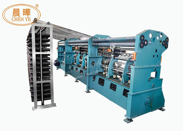 High Speed Closed Cam Shade Net Making Machine With Single Needle Bar Type