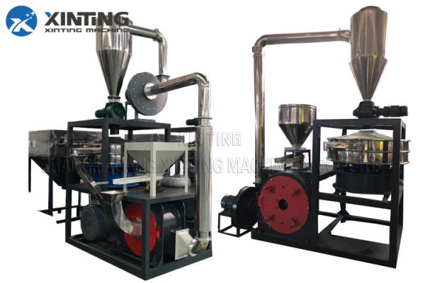 Platsic PE HDPE LDPE Pellets Milling PVC Pulverizer Machine Capacity 300-500kg /