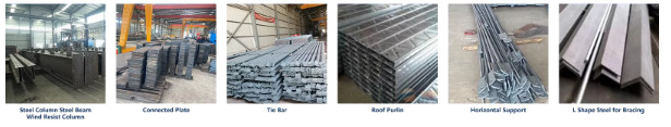 Steel Structures Workshop 1000 Square Meter Metal Storage Shed Building With Corrugated/EPS/PU/Rock Wool Roof And Wall