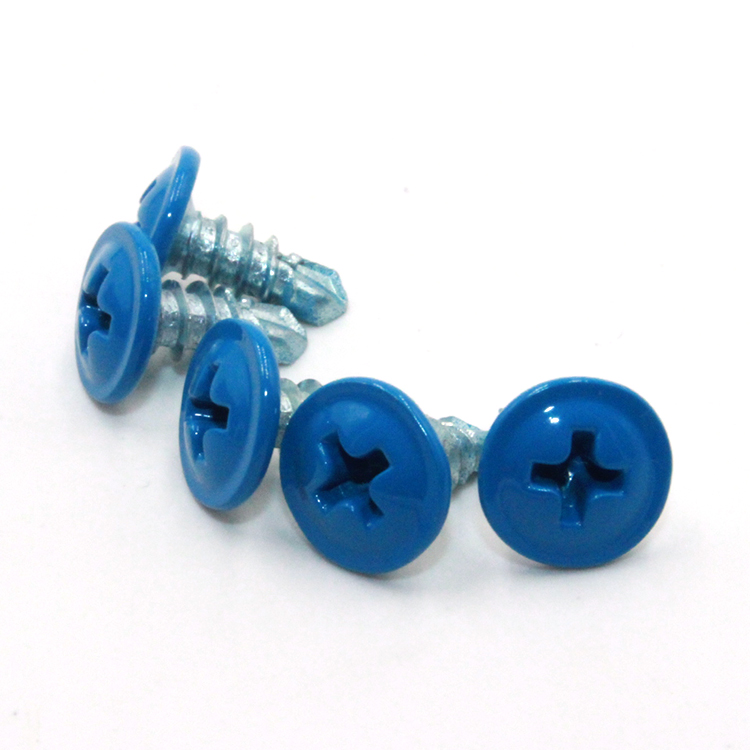 SS304 410 Stainless Steel Modified Phillips Truss Wafer Head Tek Roofing Self Drilling Screws