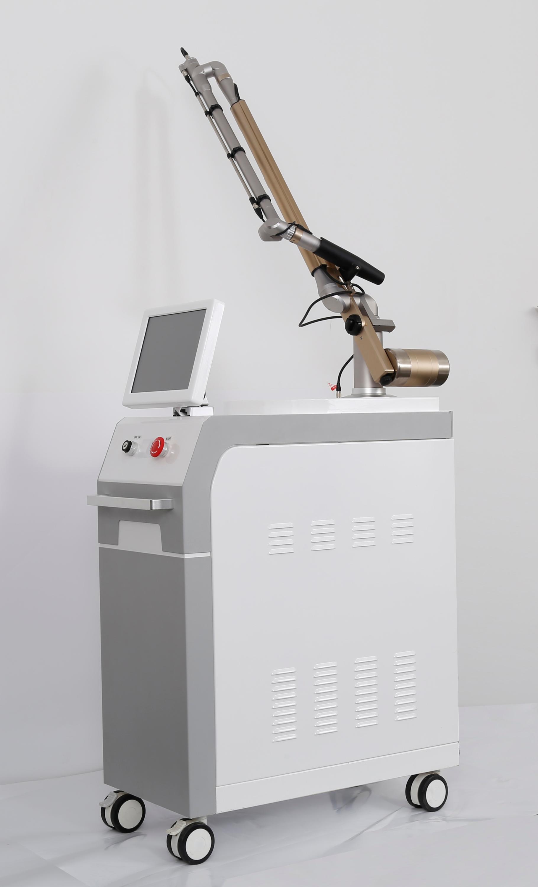 Powerful 1064nm/532nm laser tattoo removal Q Switch Nd Yag Laser Tattoo Removal / Pigment Removal Device