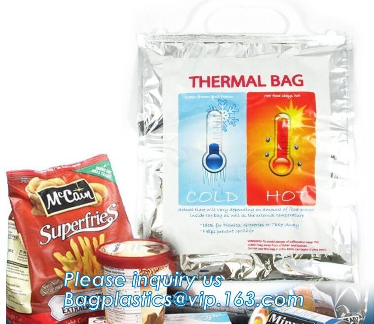custom bulk waterproof large soft folding food delivery picnic lunch tote grocery cooler bag aluminum foil thermal bags