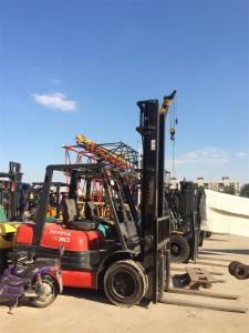 China Diesel Forklift Located in Our Forklift Yard Cheap Price Used Toyota Forklift on sale