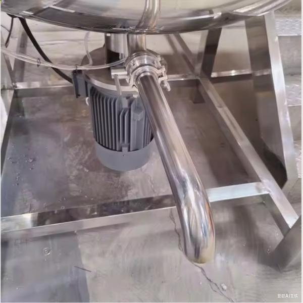 Half Open Lid Homogenizer Mixer Tank 1000L For Automatic Shampoo Lotion Blending