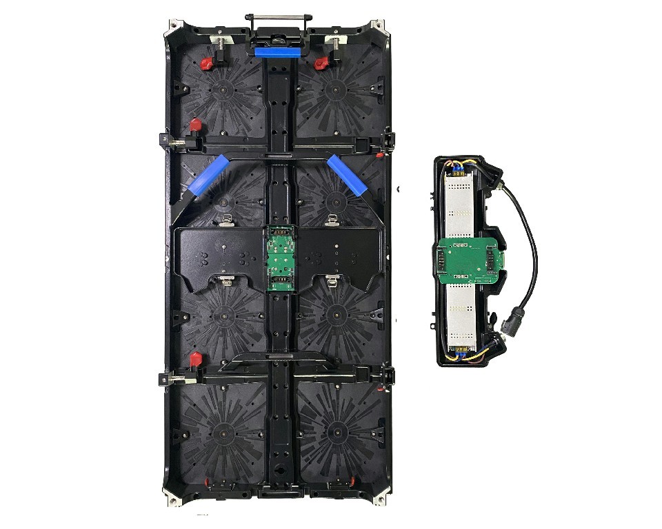 500x1000mm Cabinet Outdoor Full Color Led Display 3.91mm Low Power Consumption
