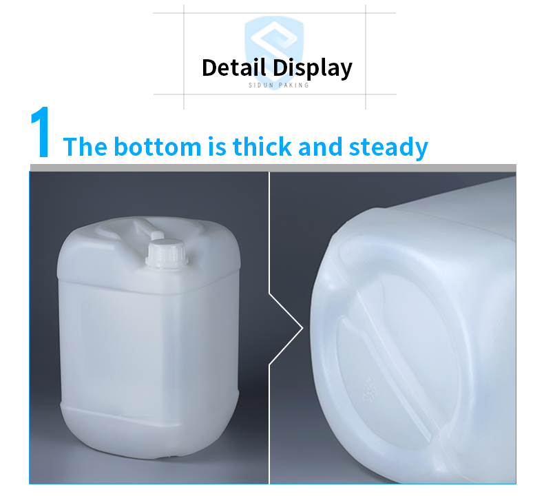 Paint 10L HDPE Plastic Jerry Can Containers With Handle 558g