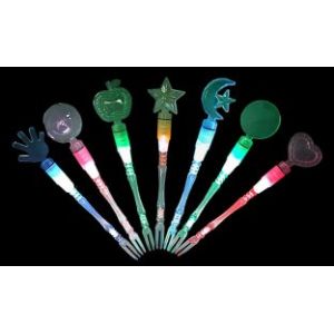 19cm Length Fruit fork Led Flashing Cup LL-0506
