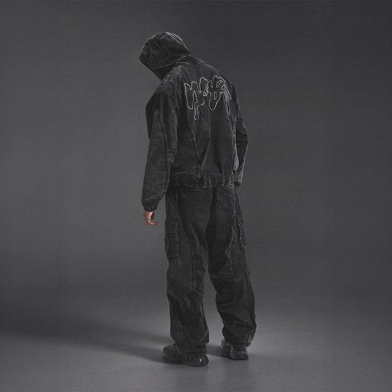 Zip Up Jacket And Sweatpants Set Mens Jogging Suit Regular Fit Sweat Wicking